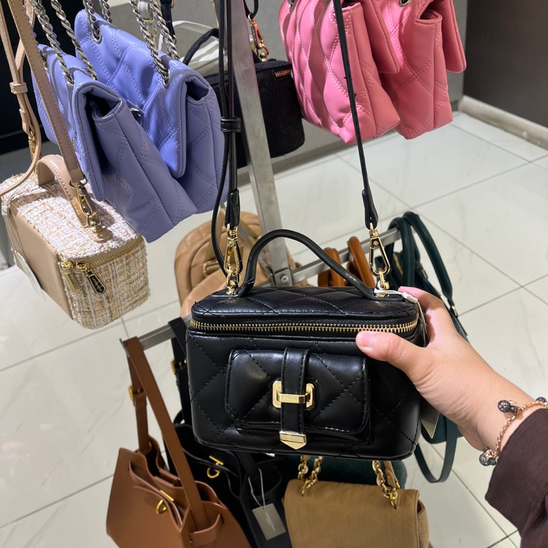 tas slingbag/selempang hand bag quilted tabung mini Aneto stockholm urban&co