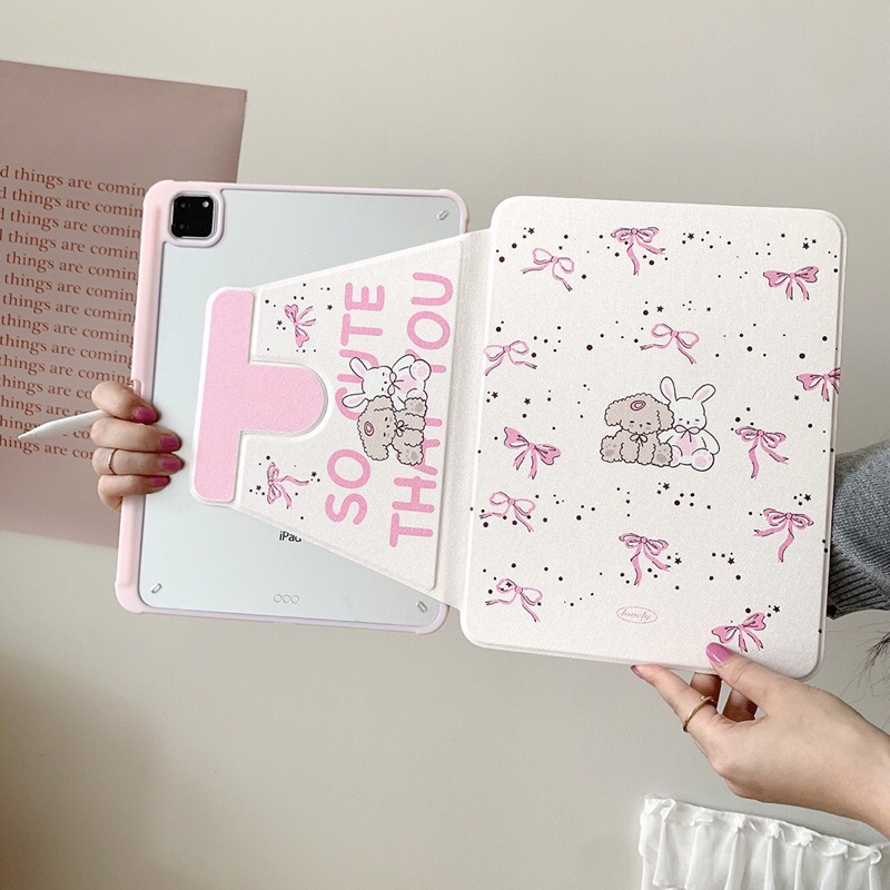 Coquette case ipad pro 11 case ipad mini 6 ipad air 3 air4 air 5 case ipad 7 8 9 10 pink ribbon case