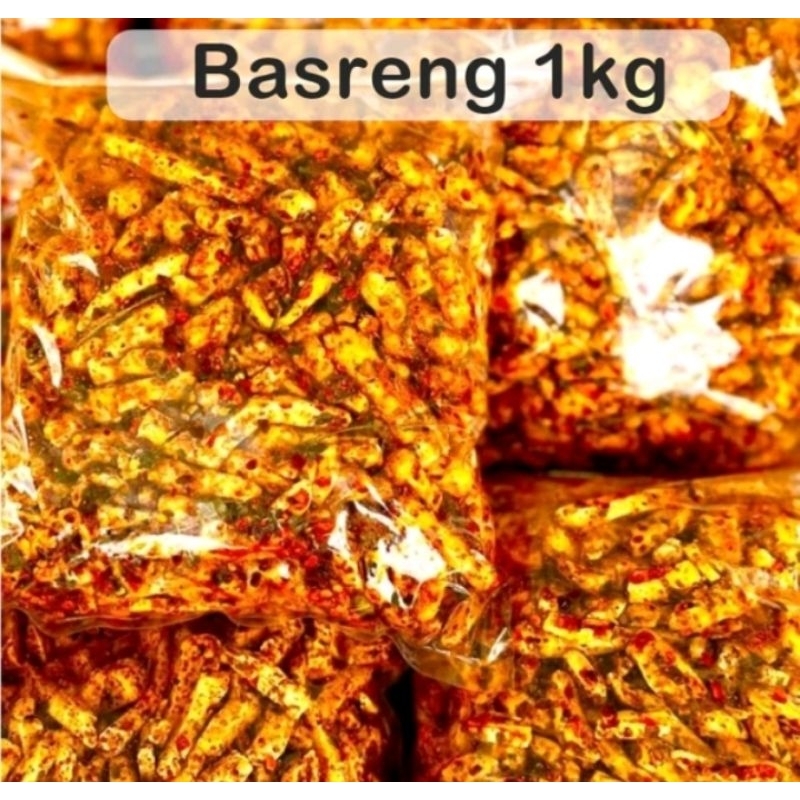 

Basreng Pedas Daun Jeruk 1Kg murah / Basreng Sultan Termurah 1Kg
