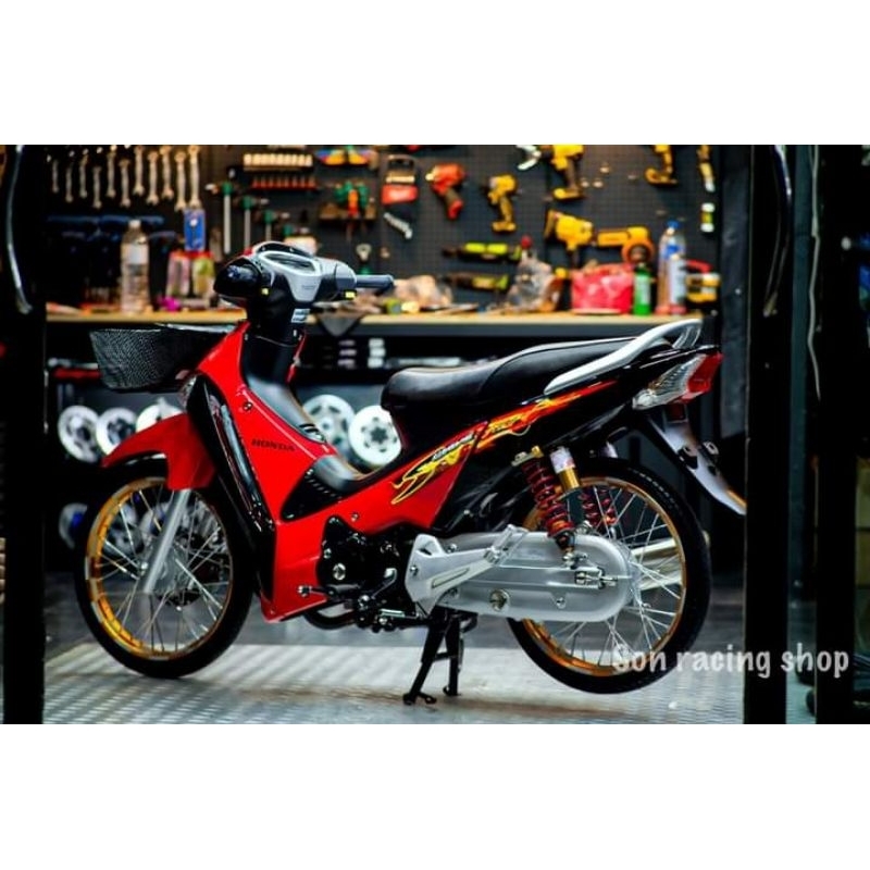 Striping striker wave 125 dragon stiker Supra 125