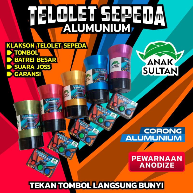 NEW Klakson Telolet Tombol Basuri Sepeda
