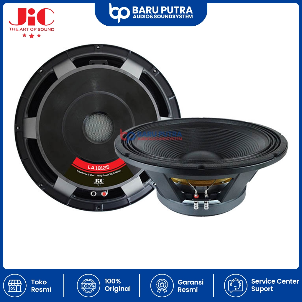 Speaker Komponen JIC LA 18125 18Inch / Speaker Component 18" LA-18125