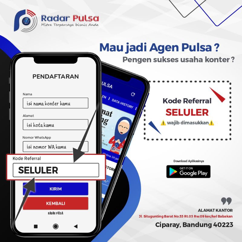 AGEN PULSA KONTER - Mari bergabung jadi mitra kami
