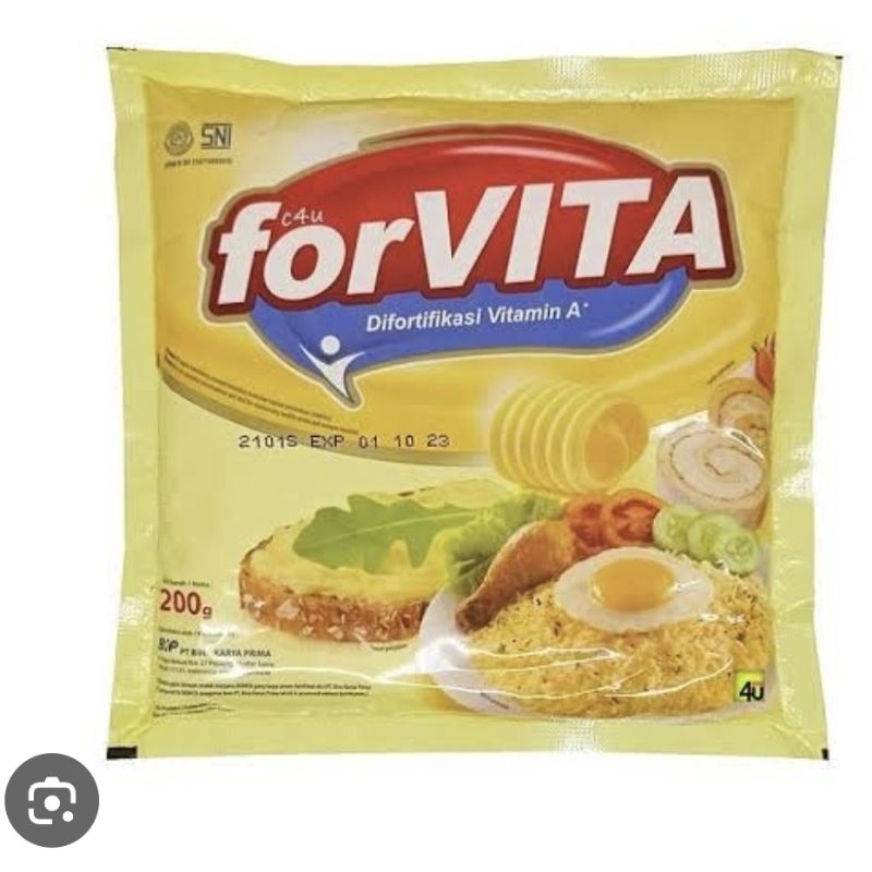 

ForVita Margarin Kemasan 200 Gram