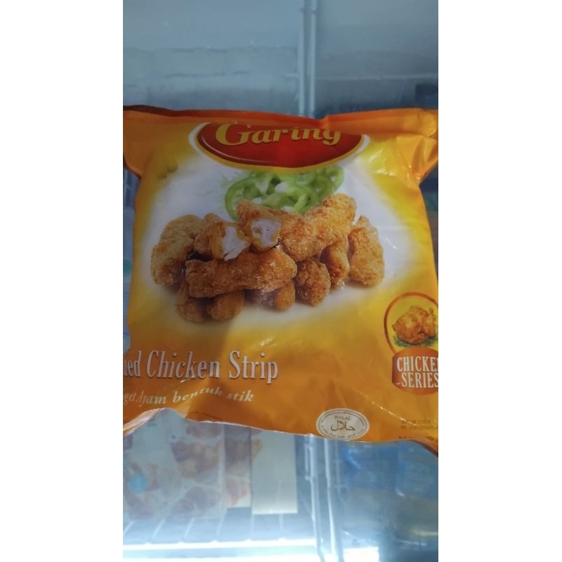 

garing chicken strip