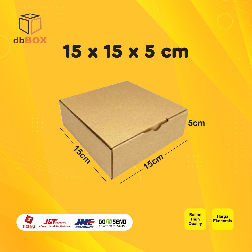 

Kardus 15x15x5 cm | Box Die Cut dan Easy Usage | Box Pao Mini Isi 4