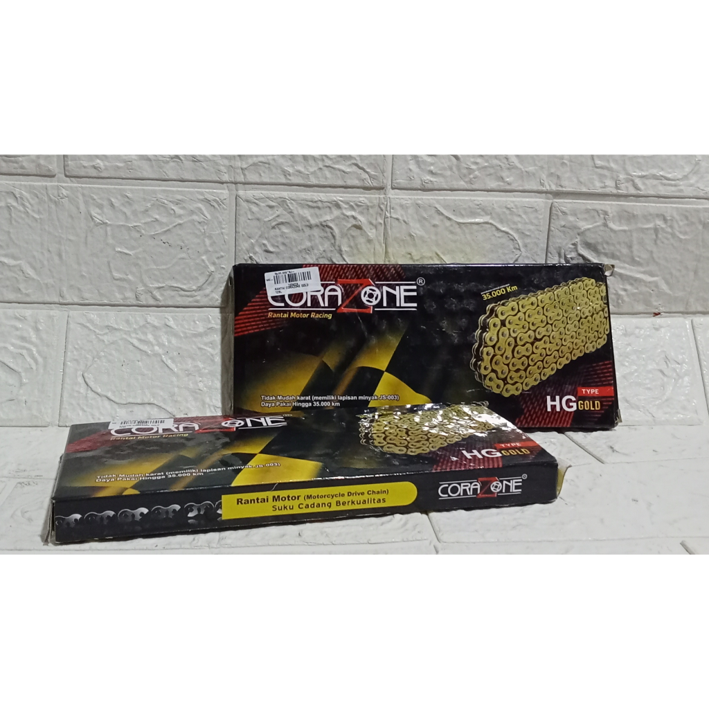 rantai corazone racing HG gold.