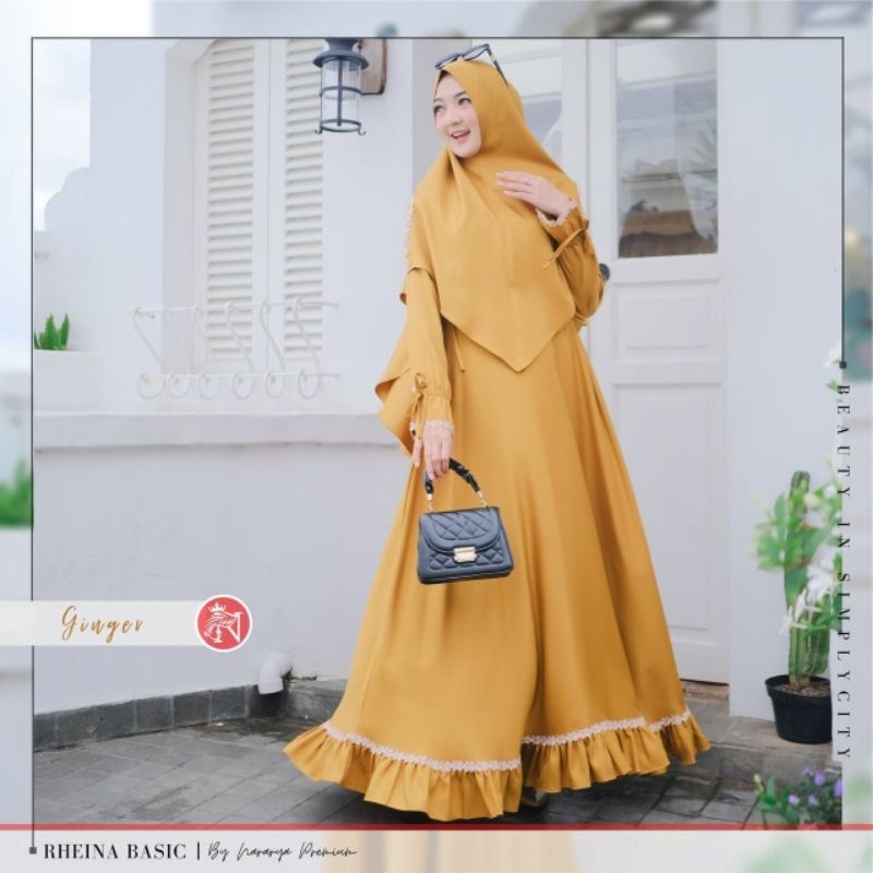 Rheina by Nararya (Dress Set Khimar)