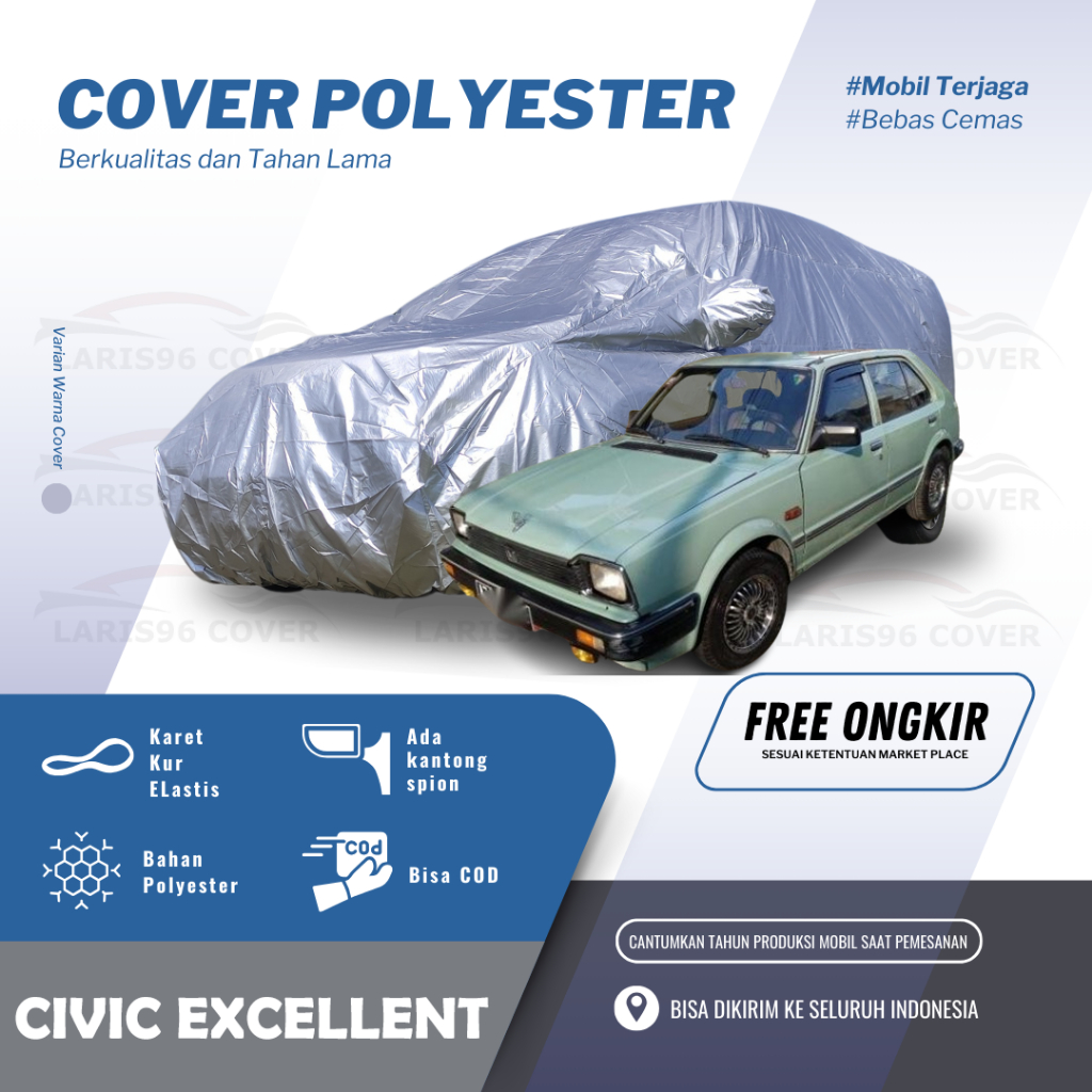 Sarung Mobil Civic Excellent Cover Penutup Mantel Mobil Civic Excellent