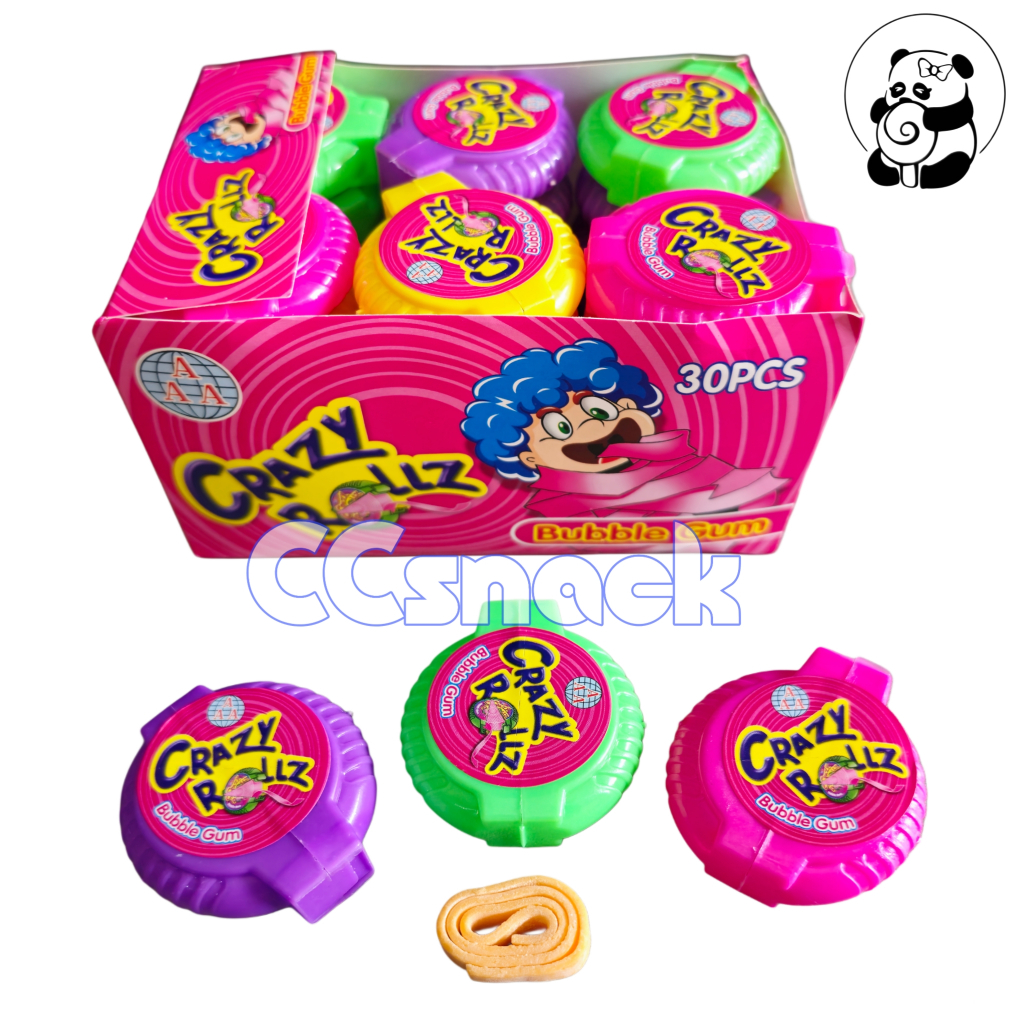 

AAA CRAZY ROLLZ BUBBLE GUM BOX ISI 30