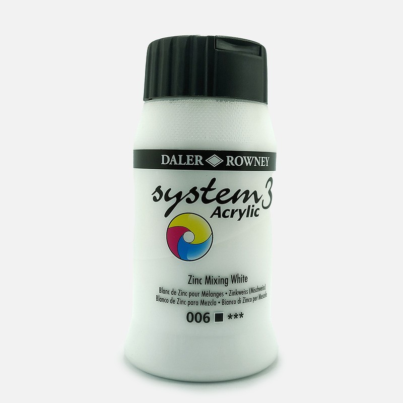 

Daler Rowney System3 Acrylic 500Ml White Series