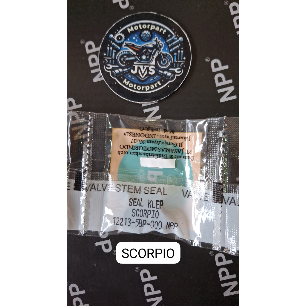 JVS - Seal Klep Scorpio/Scorpio Z Original NPP