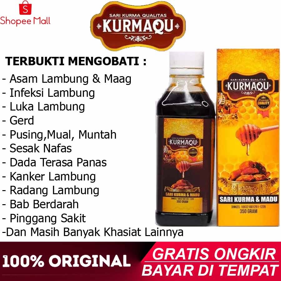 Obat Lambung Luka / Obat Asam lambung Kronis / Maag Kronis / Infeksi Lambung - Madu Herbal Kurmaqu
