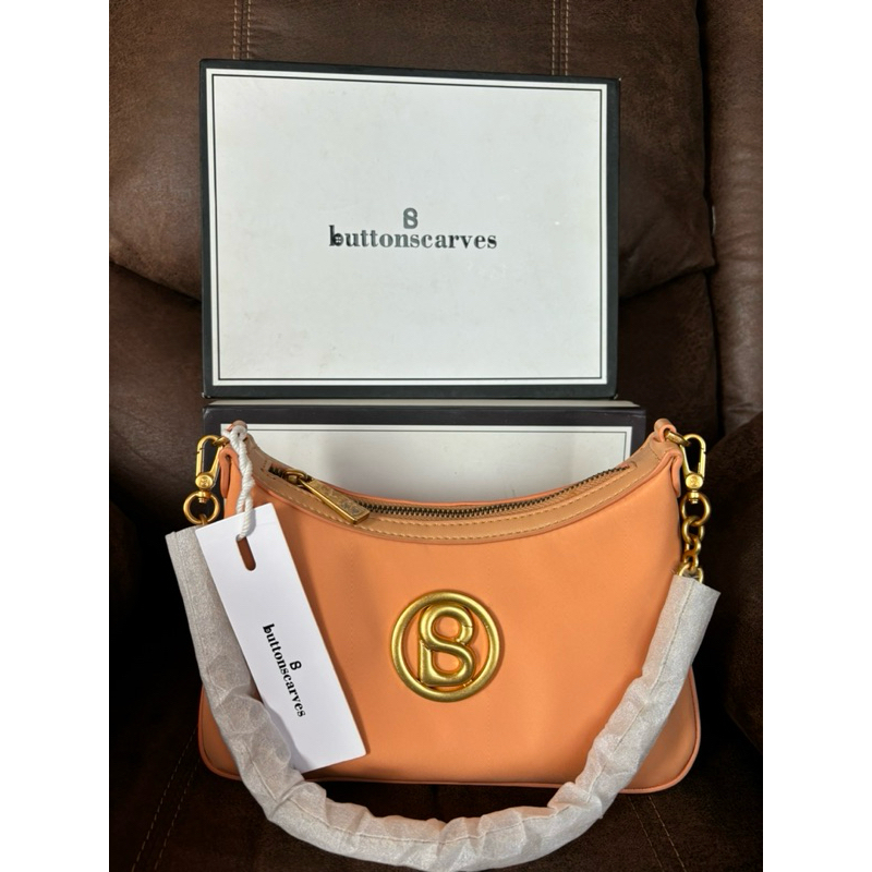 Luana Nylon bag Orange Button Scarves