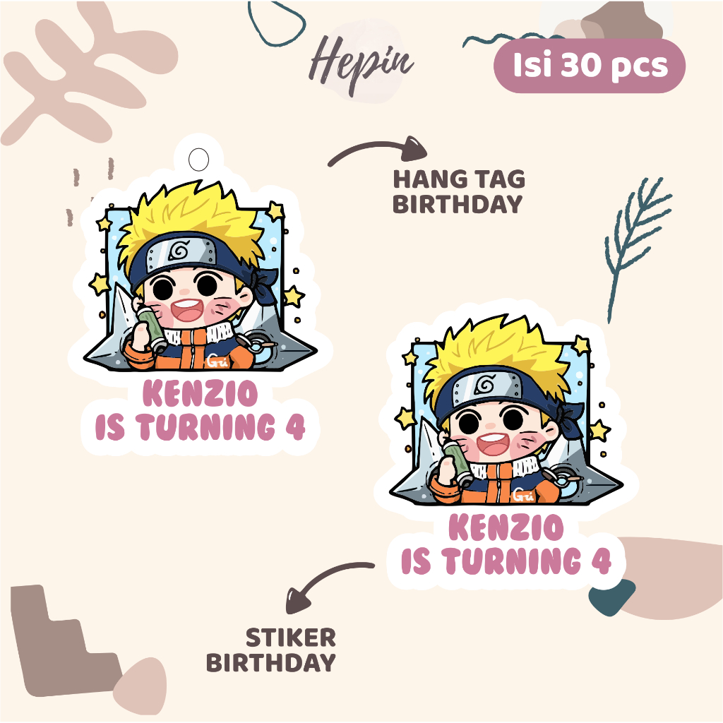 

(30pcs) cetak Hang tag ulang tahun & stiker ulang tahun edisi Window Anime NARUTO /label tag ulang tahun murah/hang tag ulang tahun/tag souvenir ulang tahun/stiker nama ualang tahun/diecut stiker&t ag