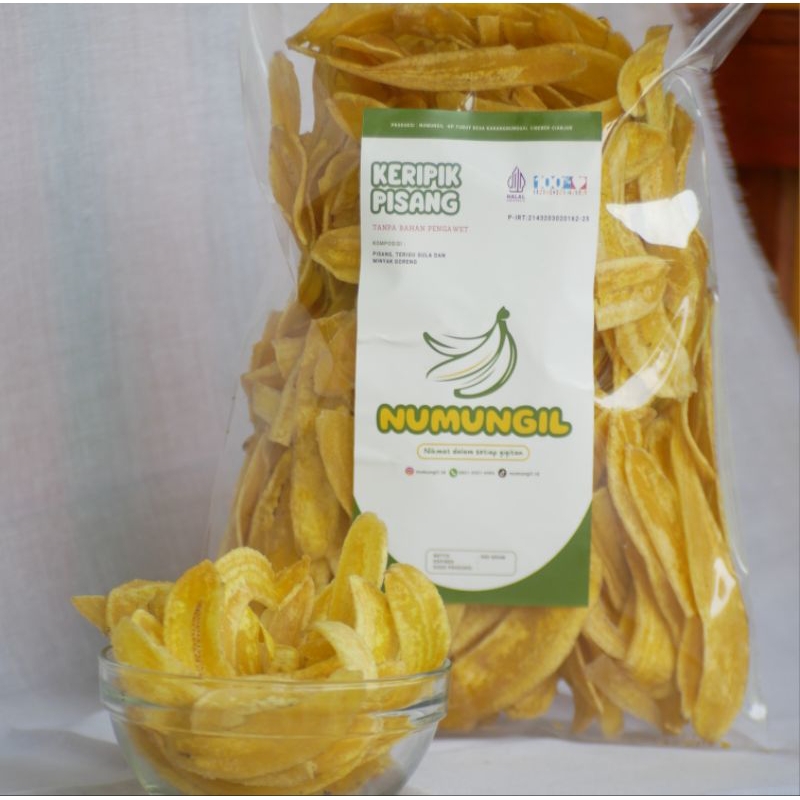 

Keripik Pisang Renyah - Camilan Sehat dan Lezat (500 gram)