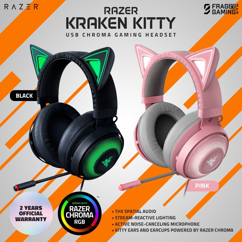 Razer Kraken Kitty Edition - Gaming Headset