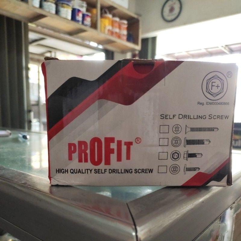 sekrup baja ringan 10x19 profit 1ds 1000pcs