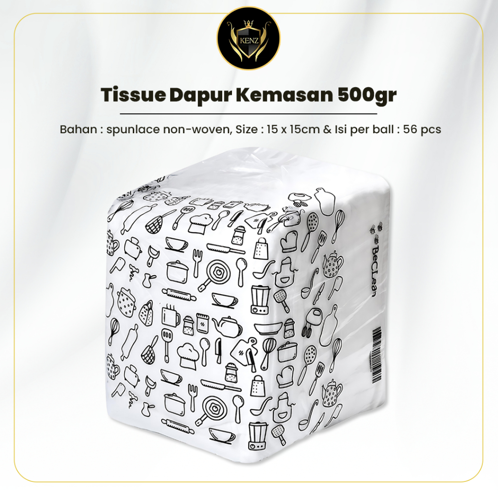 Jual Tisu Dapur Beclean 500Gram Tissue Lipat Serbaguna Mudah Menyerap Bisa Dicuci Untuk Kompor