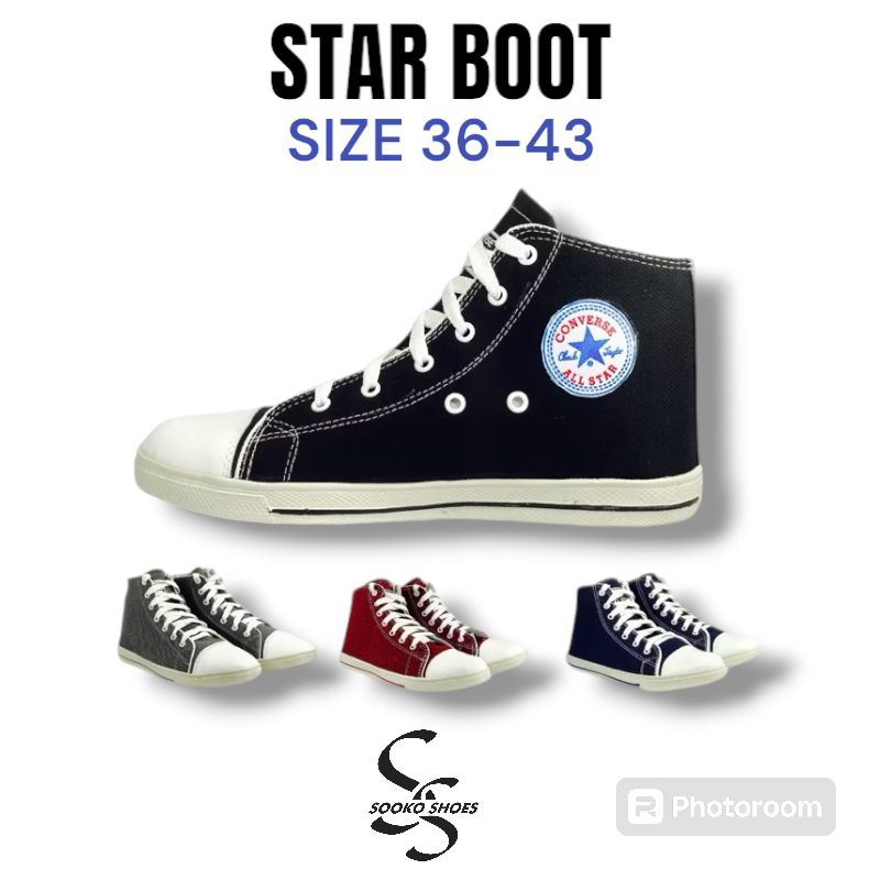 SEPATU BOOTH MURAH / SEPATU STAR PRIA / SEPATU BOOTH WANITA