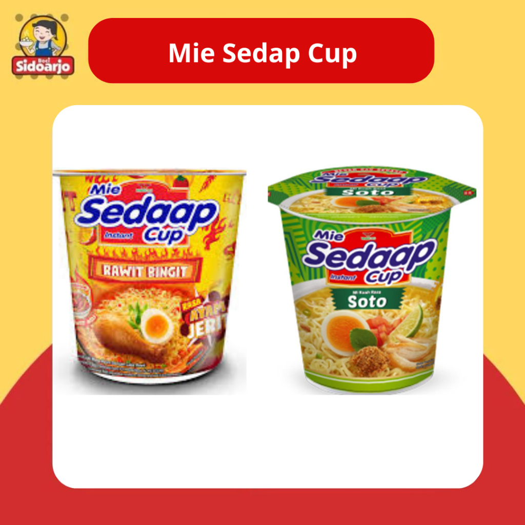 

Mie Sedap Cup Siap Saji - Mi Sedap Cup