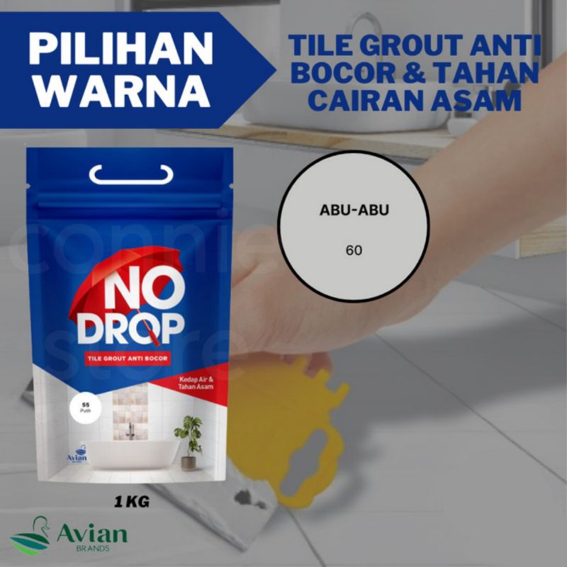 No drop Tile Grout 1 kg semen Nat pengisi nat keramik lantai anti bocor
