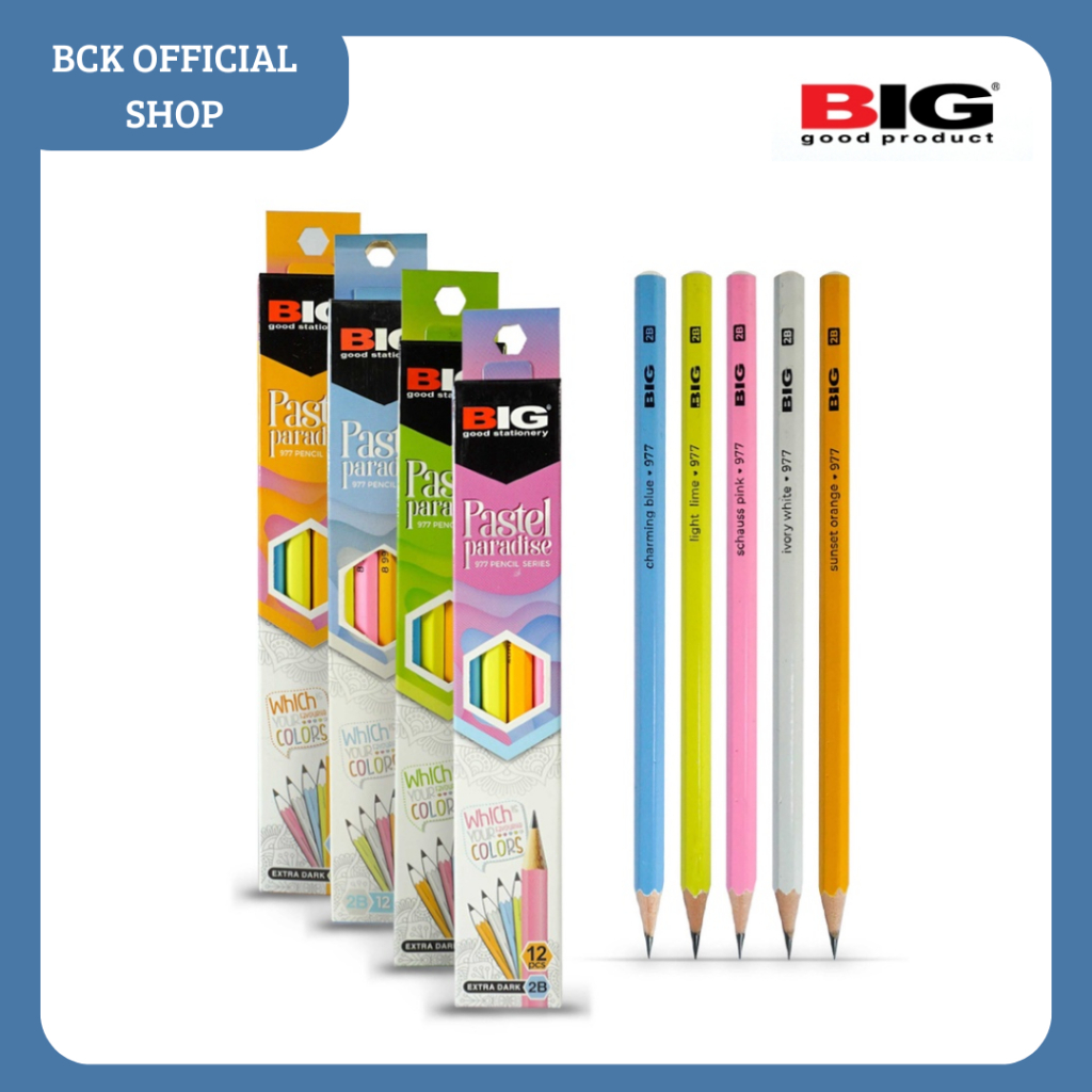 

Pensil 2B Pastel Paradise PS-977 BIG (PACK)