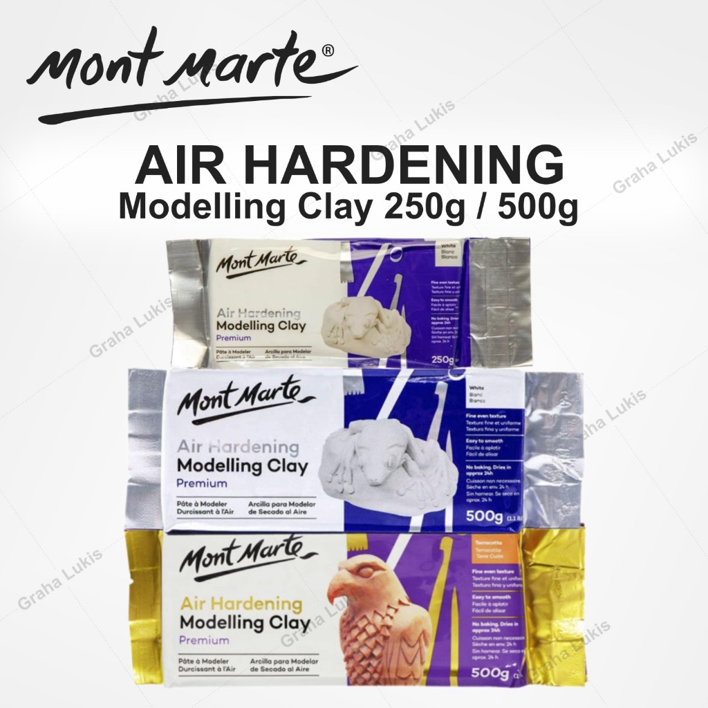 

MONT MARTE Air Hardening Modelling Clay Premium - 500g / 250g