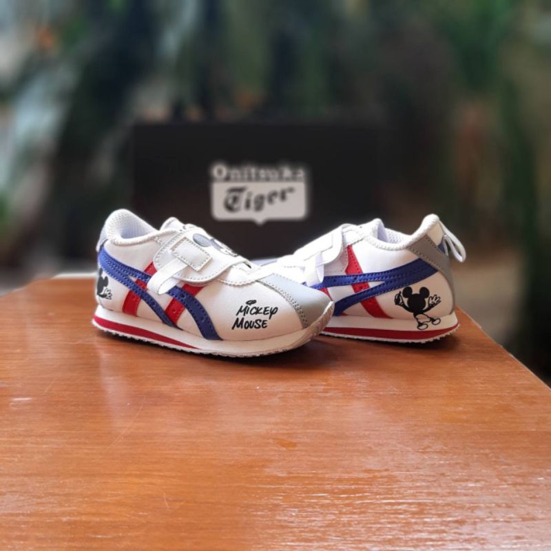 sepatu anak asik tiger Micky mus / sepatu ounitsuka tiger anak / sepatu sneakers anak / sepatu anak 