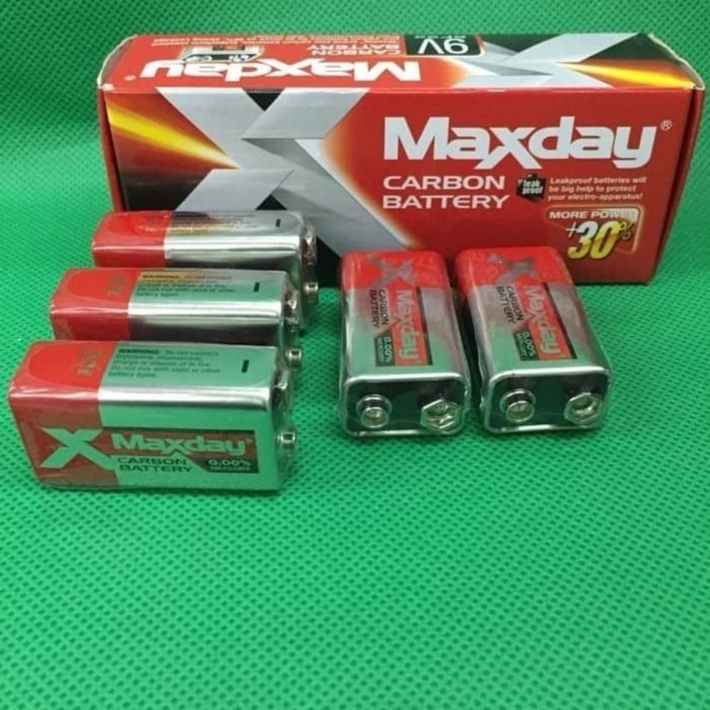 BATERAI MAXDAY 9V / BATERAI 9V / BATERAI CMOS A6 baterai
