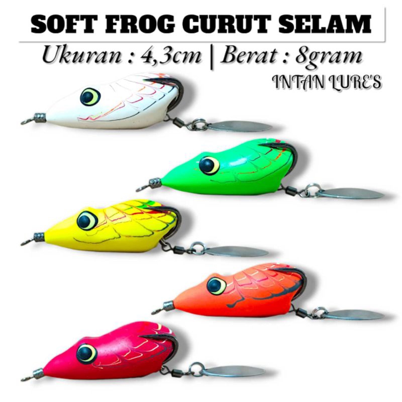 Soft Frog Curut Selam Intan Lure 4,3cm