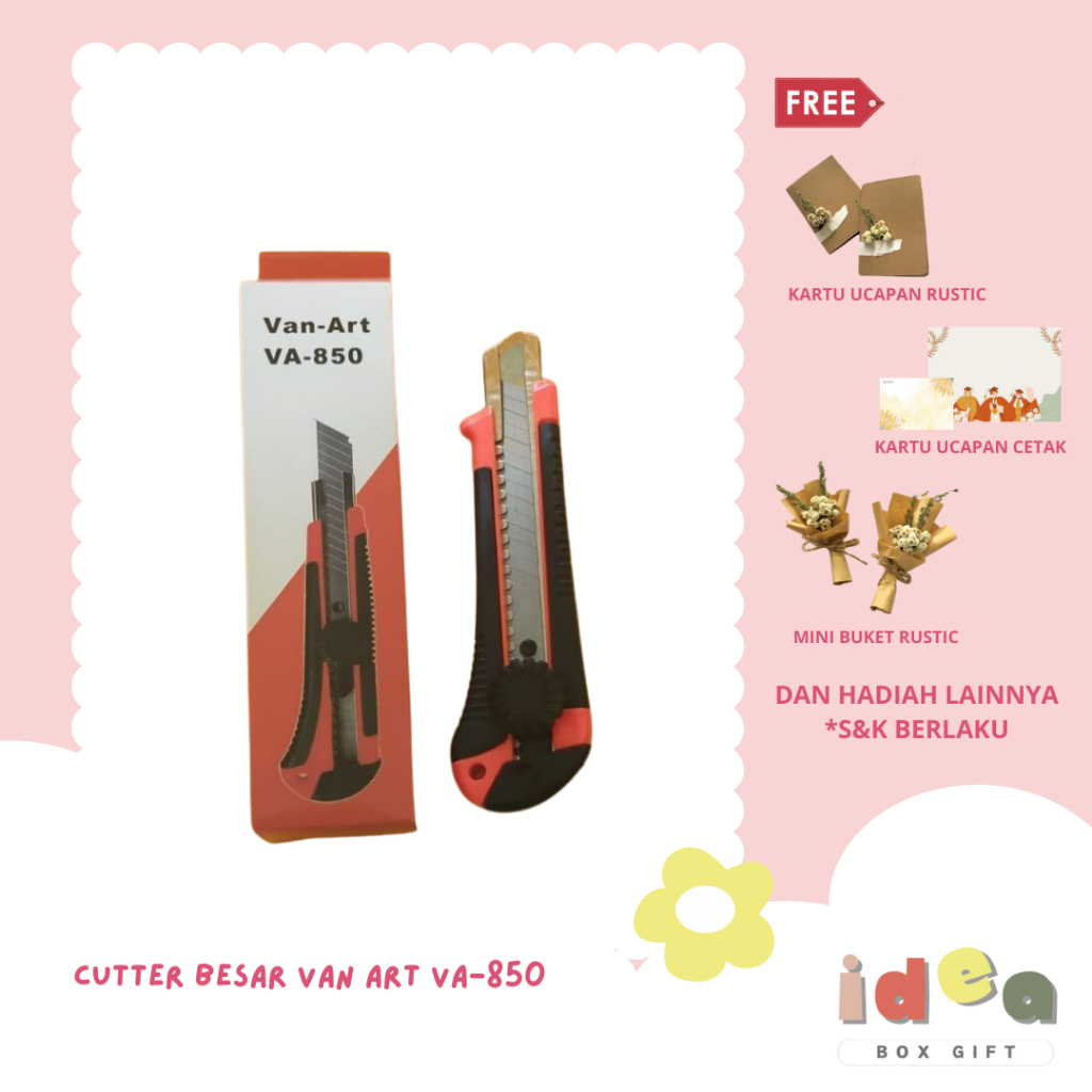 

[IDEA BOX GIFT] CUTTER BESAR VAN ART VA-850