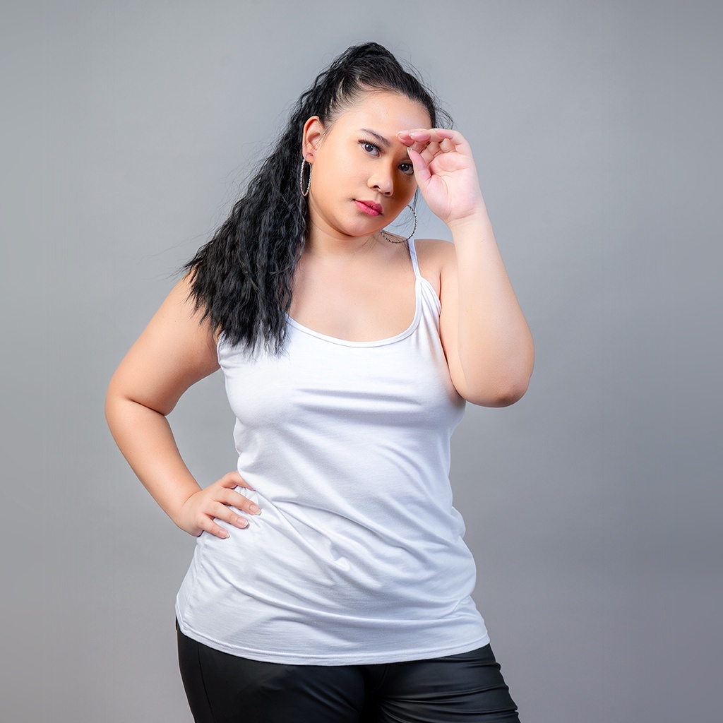 Tanktop wanita Bigsize Jumbo LD 150+ / Tanktop Size Jumbo / Tanktop Wanita Nyaman/Basic Tanktop