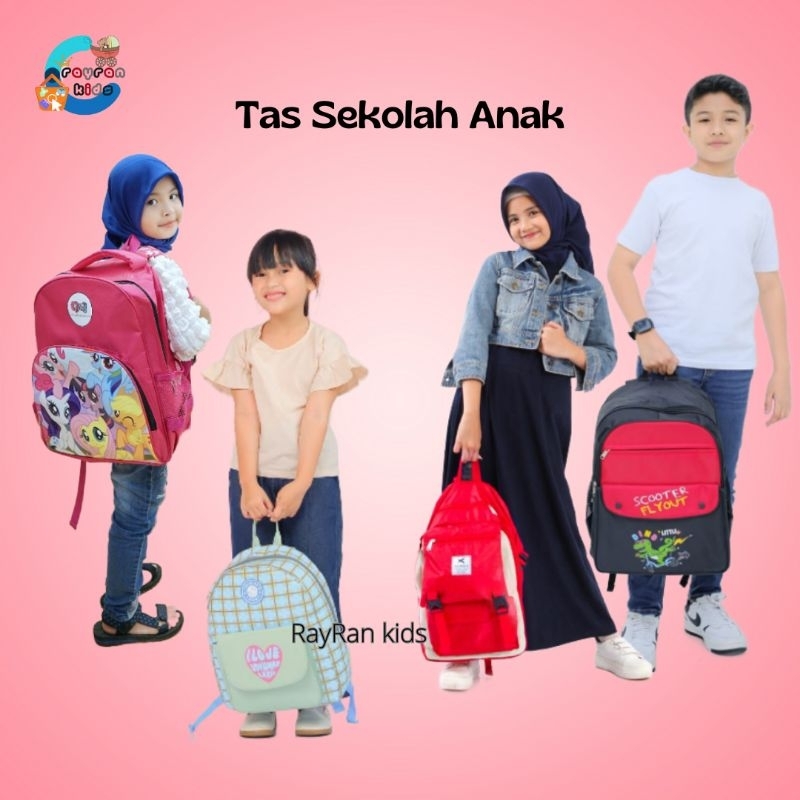 

Tas Sekolah Anak SD SMP SMA Tas Ransel Anak unisex laki laki perempuan