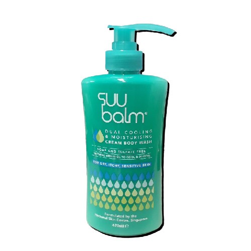 Suu Balm Dual Cooling Moisturizer Cream Body Wash 420 ml
