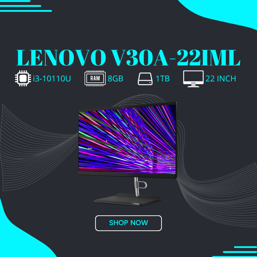 Lenovo All in One V30a-22IML -  i3-10110U