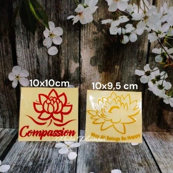 

Teratai stiker cutting