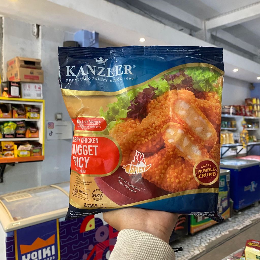 

KANZLER nugget crispy spicy 450g