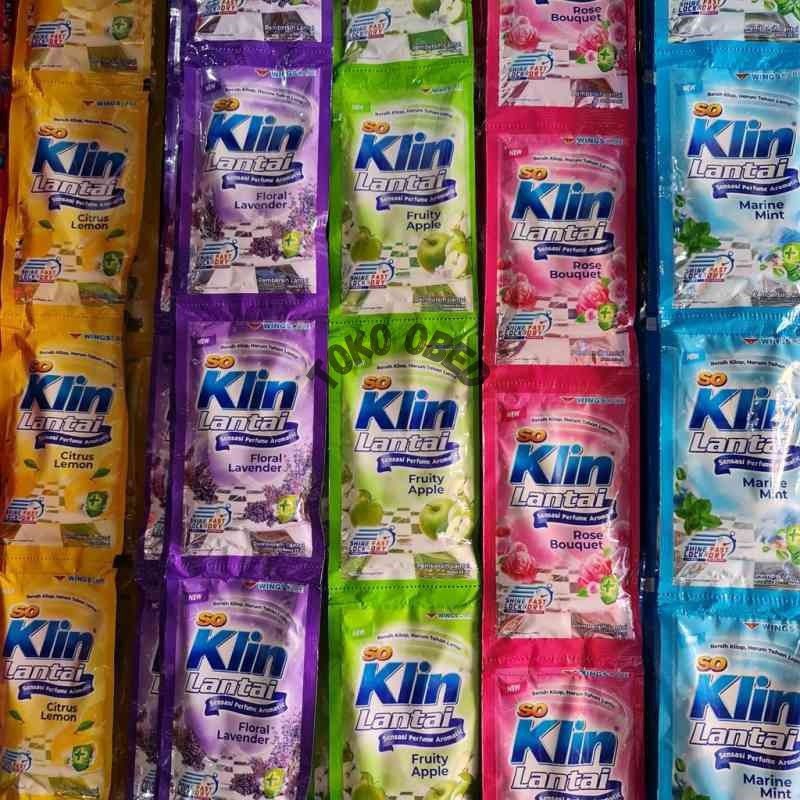 So Klin Lantai 1 renceng isi 12 sachet