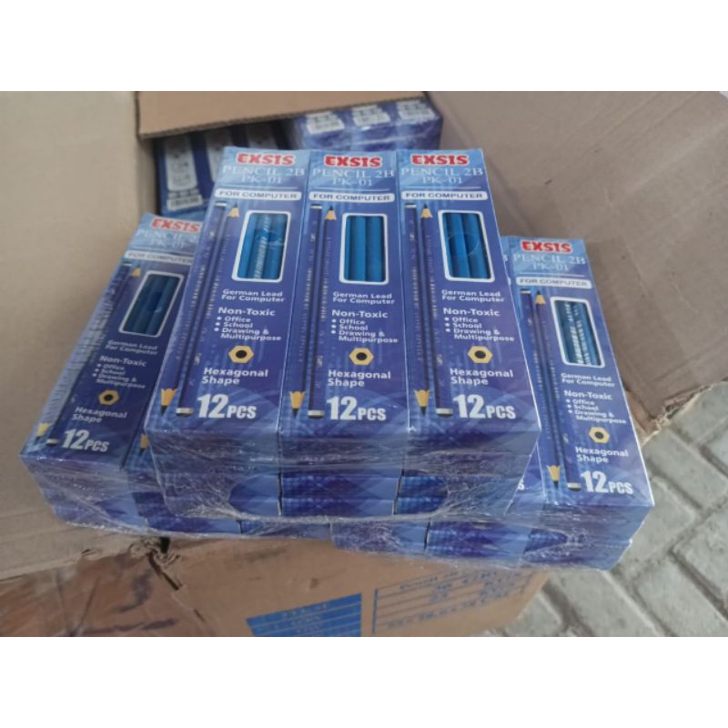 

(1Gros)Pensil 2B Exsis/Pensil Kayu