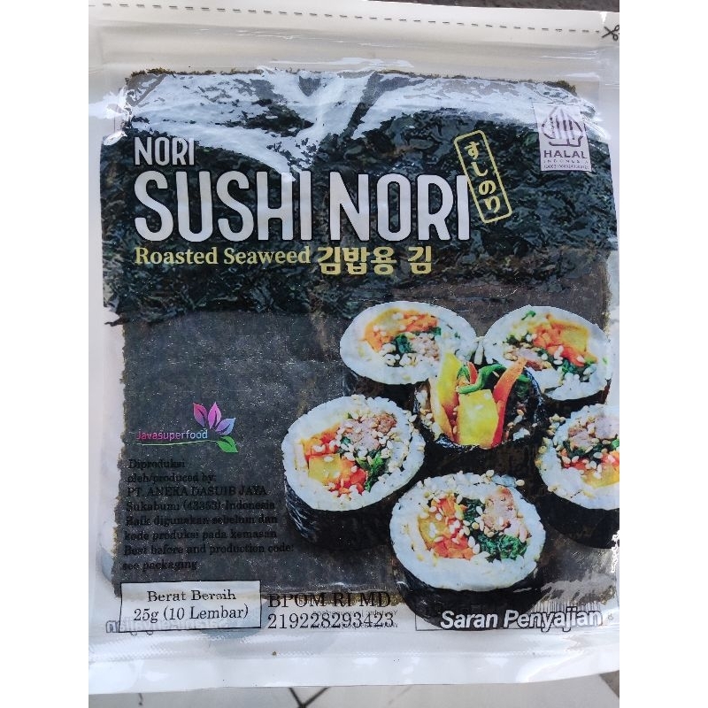 

Sushi Nori isi 10 lembar