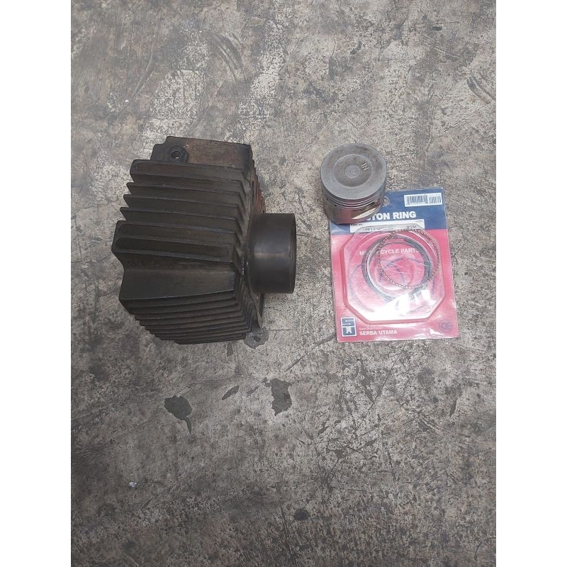 Blok set ori supra x lama /100 ori copotan  STD ring tinggal pasang