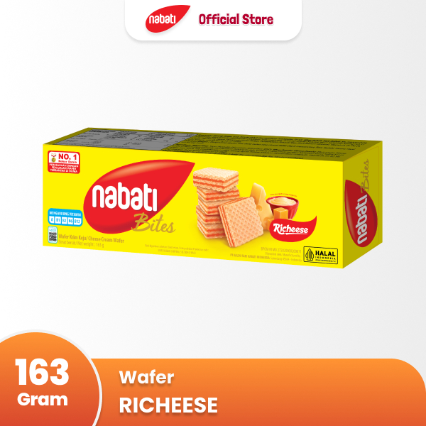 

NABATI Bites Richeese 163g