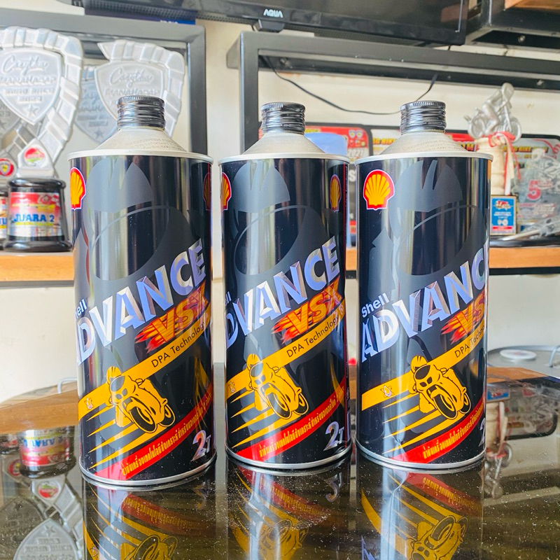 OLI SAMPING SHELL ADVANCE VSX RACING 2T SHELL ORIGINAL THAILAND