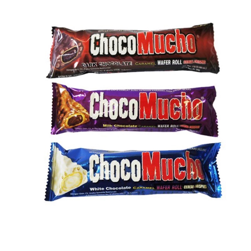 

[Fonack.Mart] ChocoMucho White Milk Dark Chocolate Snack Import Satuan