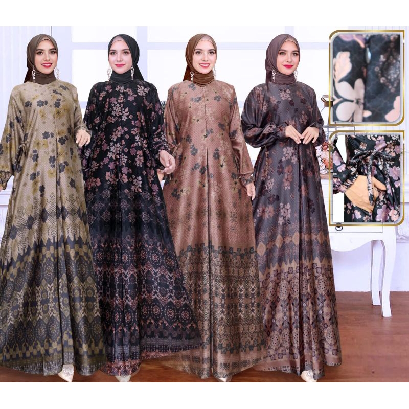 GAMIS TERBARU VIRAL KEKINIAN // GAMIS KEKINIAN MOTIF TERBARU // GAMIS MAXMARA SILK PREMIUM