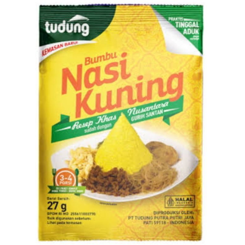 

Tudung Bumbu Nasi Kuning Instan Tinggal Aduk 27gr
