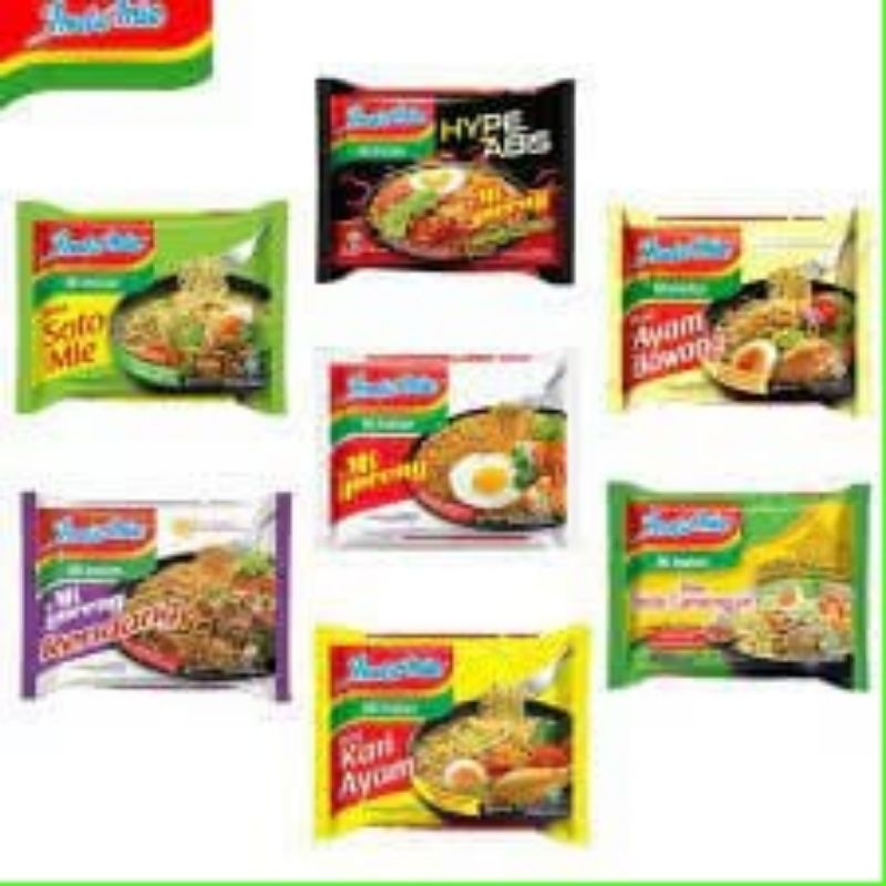 

Indomiee goreng dan kuah / mie indomie /mi indomie