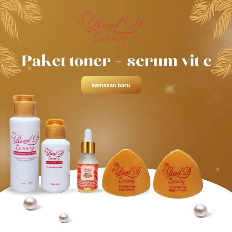 KRIM REAL D LUXURY - CREAM REAL D LUXURY - KRIM RACIKAN DOKTER PENGHILANG JERAWAT - PENGHILANG FLEK 