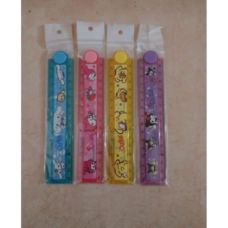

penggaris lipat 30 cm motif Sanrio satuan